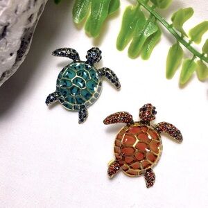 🍏50% OFF/3+...Cute Little Turtle Brooch/Pendant